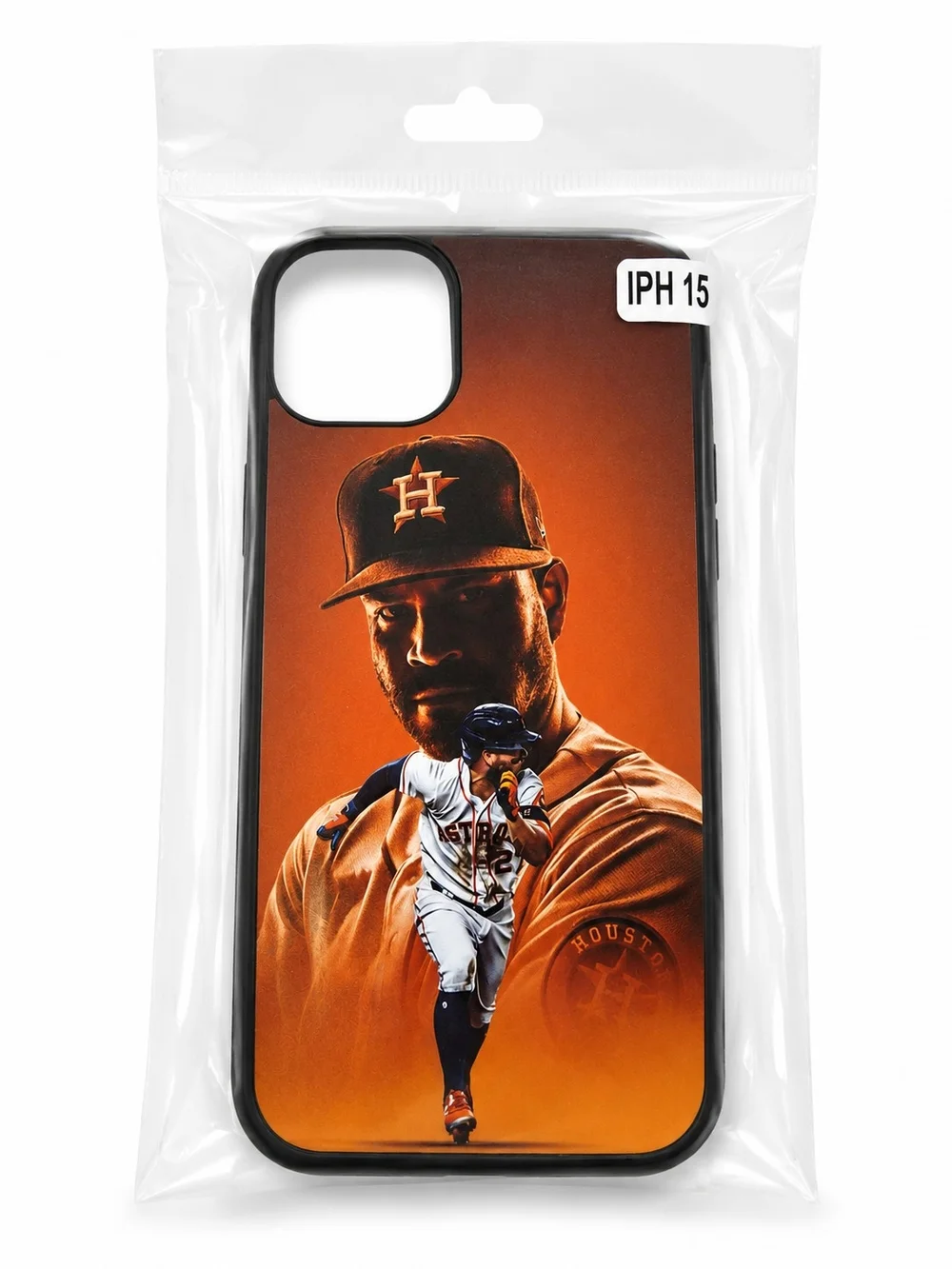 Hose Altuve Houston Astros Orange iPhone 15 Case - Team Graphic